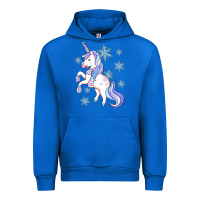 Cobalt Winter unicorn Urban Hoodie - Artiststas