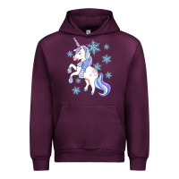 Mauve Wine Winter unicorn Urban Hoodie - Artiststas