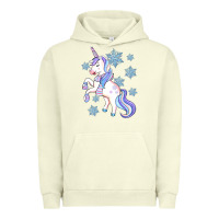 Pigment Pistachio Winter unicorn Urban Hoodie - Artiststas