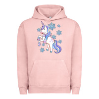 Pigment Salmon Winter unicorn Urban Hoodie - Artiststas