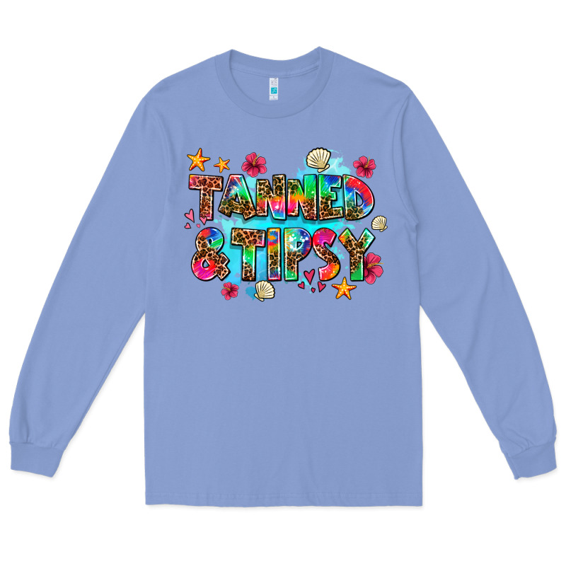 Tanned And Tipsy Long Sleeve Tee by AdoDesignShop | Teevron