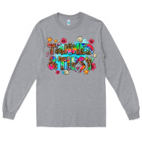 Heather Grey tanned and tipsy Long Sleeve Tee - AdoDesignShop