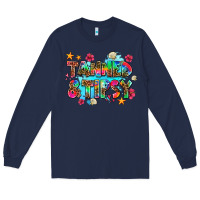 Navy tanned and tipsy Long Sleeve Tee - AdoDesignShop