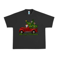 Pigment Black merry christmas baby sheep trees with truck Urban Heavy Tee - RanaPortraitStore