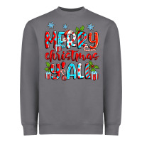 Storm merry christmas y'all Heavyweight Sweatshirt - Zillion Design Studio