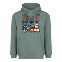 Sage Western God Bless The USA Heavyweight Hoodie - LillyAllenDesigns