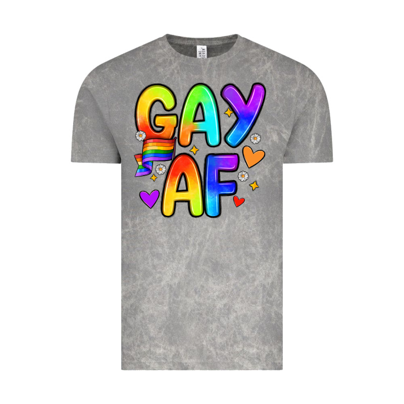Gay Af Vintage Tee by Zillion Design Studio | Teevron