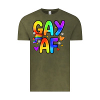 Vintage Olive gay af Vintage Tee - Zillion Design Studio