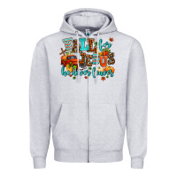 Heather Grey fall for jesus he never leaves Zipper Hoodie - AdoDesignShop