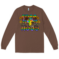 Chestnut free dad hugs Long Sleeve Tee - CowhideDigitalArt