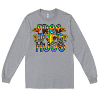 Heather Grey free dad hugs Long Sleeve Tee - CowhideDigitalArt