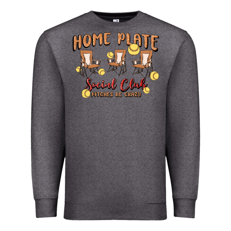 Glitter Softball Premium Sweatshirt by MaliasSmallBusiness | Teevron