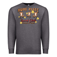 Charcoal Heather glitter softball Premium Sweatshirt - MaliasSmallBusiness