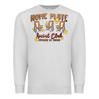 Dove Grey glitter softball Premium Sweatshirt - MaliasSmallBusiness