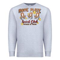 Heather Grey glitter softball Premium Sweatshirt - MaliasSmallBusiness
