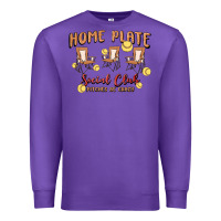 Purple glitter softball Premium Sweatshirt - MaliasSmallBusiness