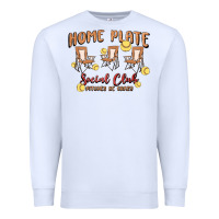 White glitter softball Premium Sweatshirt - MaliasSmallBusiness