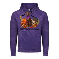 Cloud Purple Happy Howl-o-ween Vintage Hoodie - RanaPortraitStore