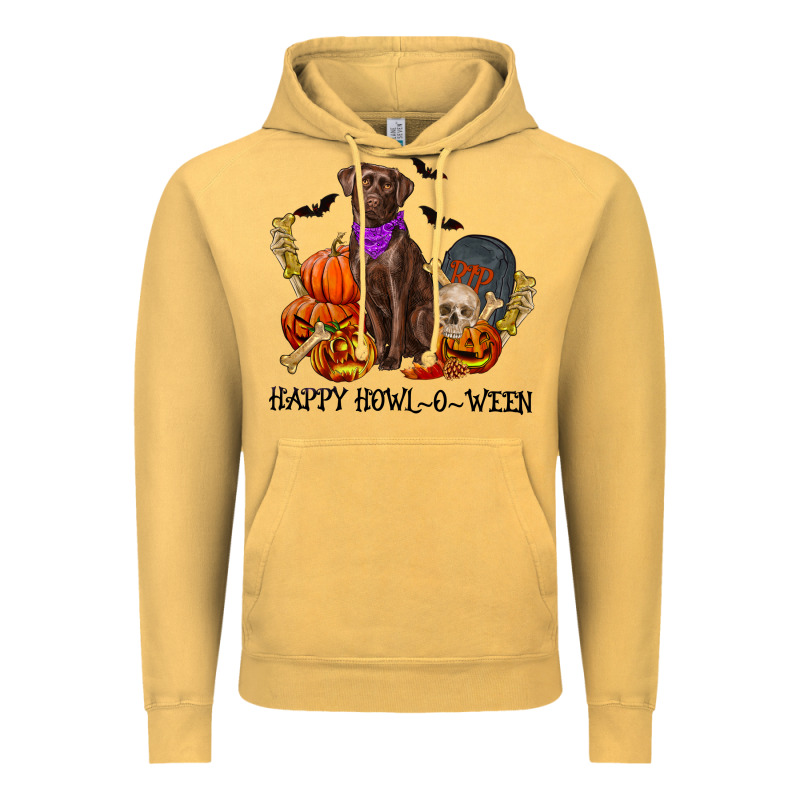 Happy Howl-o-ween Vintage Hoodie by RanaPortraitStore | Teevron