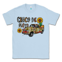 Dusty Blue cinco de mayo truck Classic Tee - CowhideDigitalArt
