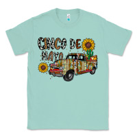 Seafoam cinco de mayo truck Classic Tee - CowhideDigitalArt