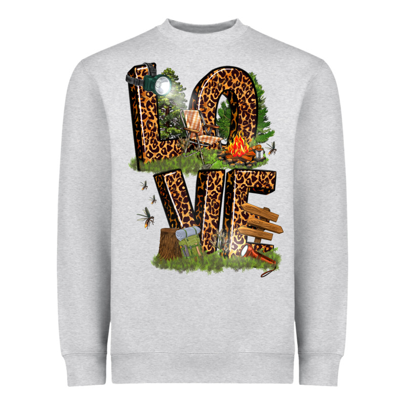 Love Camping Heavyweight Sweatshirt by texasbilliewilder | Teevron