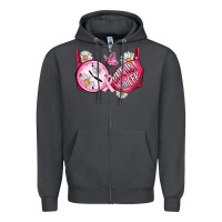 Smoke Hour Breast Cancer Bra Zipper Hoodie - Artiststas