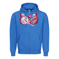 True Royal Hour Breast Cancer Bra Zipper Hoodie - Artiststas