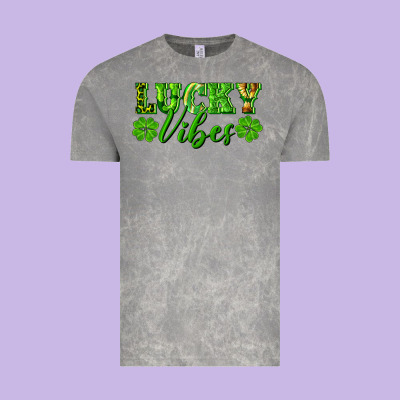 Lucky Vibes Vintage Tee Designed By Ranaportraitstore