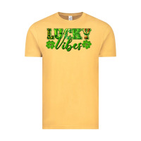 Vintage Mustard lucky vibes Vintage Tee - RanaPortraitStore