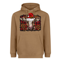 Toasted Coconut Christmas background baby calf Heavyweight Hoodie - BarkalooDesign