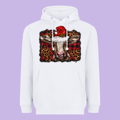 Christmas Background Baby Calf Heavyweight Hoodie Designed By Barkaloodesign