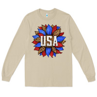 Mushroom american sunflower Long Sleeve Tee - HRA Design Shop