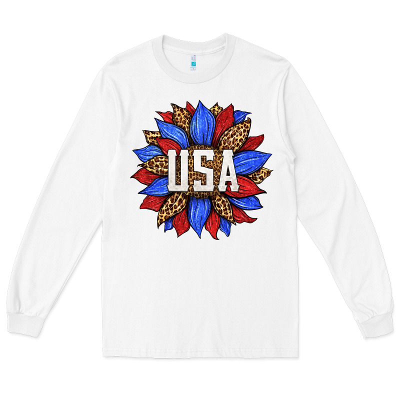 American Sunflower Long Sleeve Tee by HRA Design Shop | Teevron