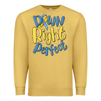 Antique Gold down right perfect Premium Sweatshirt - MaliasSmallBusiness