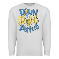Dove Grey down right perfect Premium Sweatshirt - MaliasSmallBusiness