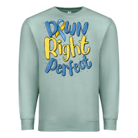 Seafoam down right perfect Premium Sweatshirt - MaliasSmallBusiness