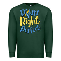 Sports Green down right perfect Premium Sweatshirt - MaliasSmallBusiness