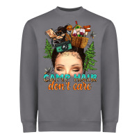 Storm messy bun camp hair dont care Heavyweight Sweatshirt - texasbilliewilder
