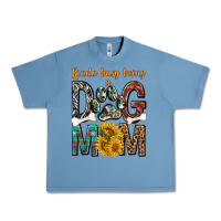 Pebble Blue kinda busy being a dog mom Urban Heavy Tee - texasbilliewilder