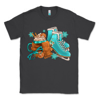 Smoke Winter Ice Skating Boots And Coffee Classic Tee - FaDigitalArtStudio