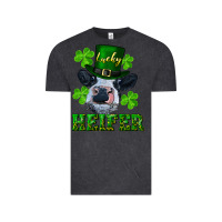 Vintage Black lucky heifer Vintage Tee - RanaPortraitStore