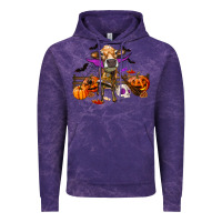 Cloud Purple Heifer Cow Halloween Vintage Hoodie - RanaPortraitStore