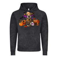 Vintage Black Heifer Cow Halloween Vintage Hoodie - RanaPortraitStore