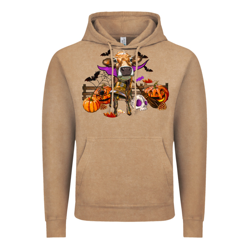 Heifer Cow Halloween Vintage Hoodie by RanaPortraitStore | Teevron