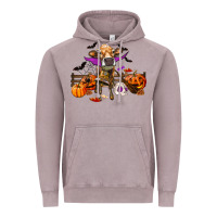 Vintage Zinc Heifer Cow Halloween Vintage Hoodie - RanaPortraitStore