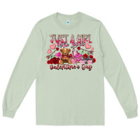 Matcha just  girl who loves valentines day Long Sleeve Tee - RacoonDesign
