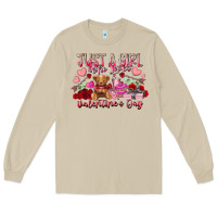 Mushroom just  girl who loves valentines day Long Sleeve Tee - RacoonDesign