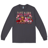 Smoke just  girl who loves valentines day Long Sleeve Tee - RacoonDesign