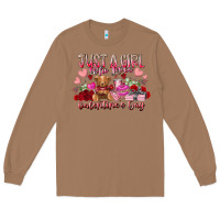 Toasted Coconut just  girl who loves valentines day Long Sleeve Tee - RacoonDesign